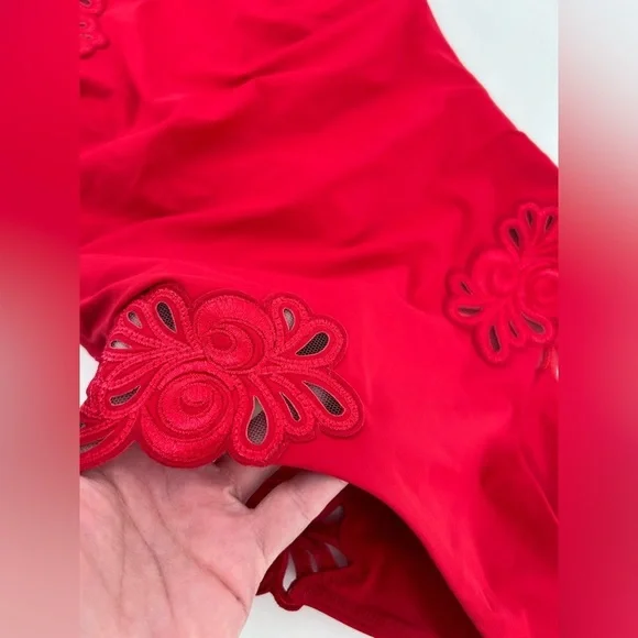 NWT Agent Provocateur Cilla Red Swimsuit Ibiza Size AP 2 US 4 Small - Picture 6 of 15